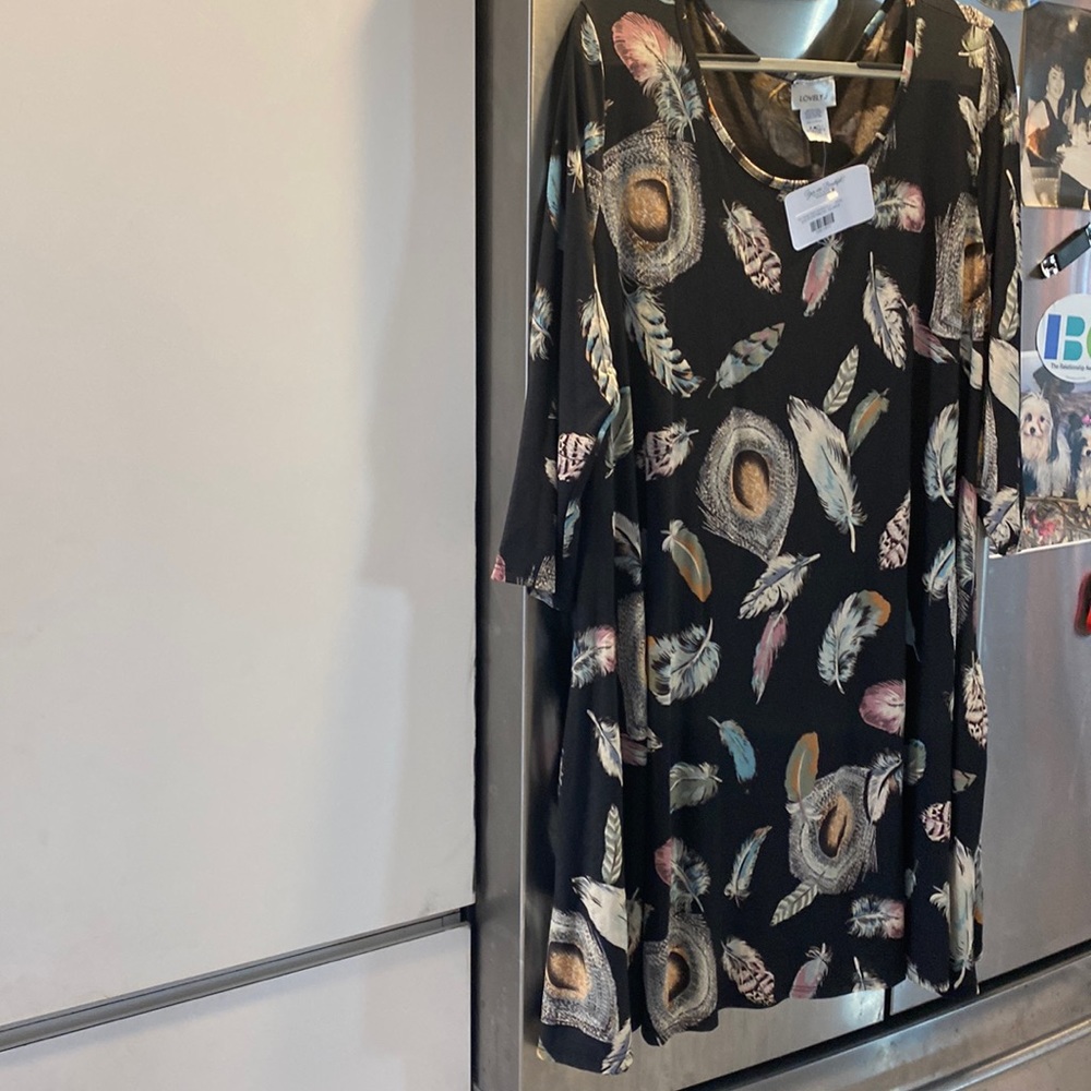 NWT Tee for the Soul black print dress in a size 3X